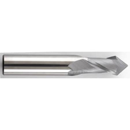 DRILLMILL End Mill, Regular Length Single End, Series 5989C, 716 Dia, 234 Overall Length, 1